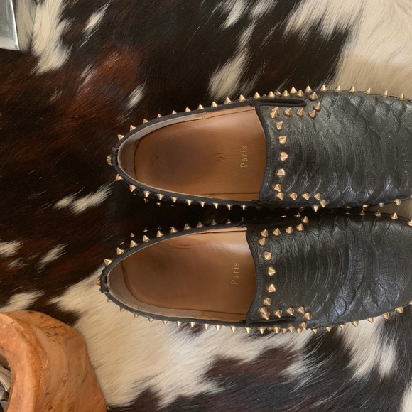 Christian Louboutin Python Pik Boat - Picture 2 of 8